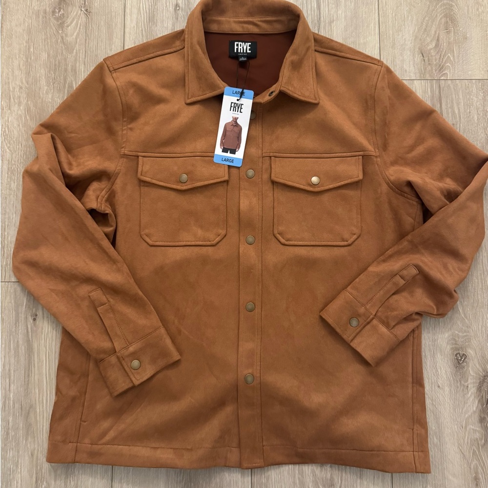 Frye Men's Brown Shirt Jacket
